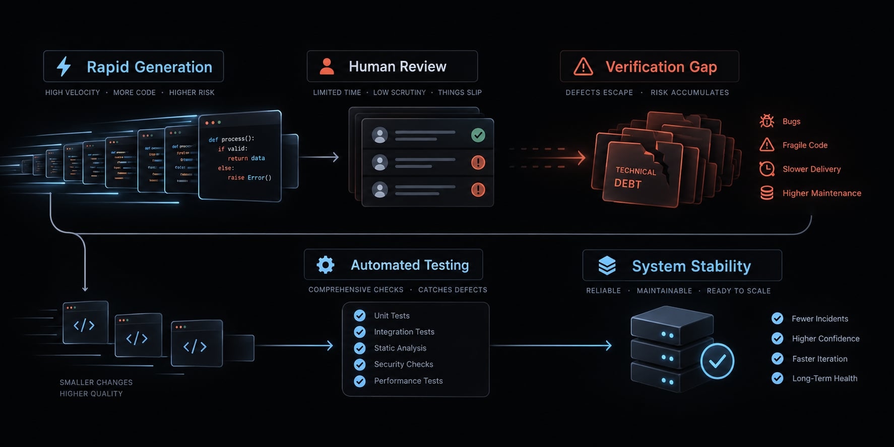 Vibe Coding technical debt: Risks and pevention guardrails