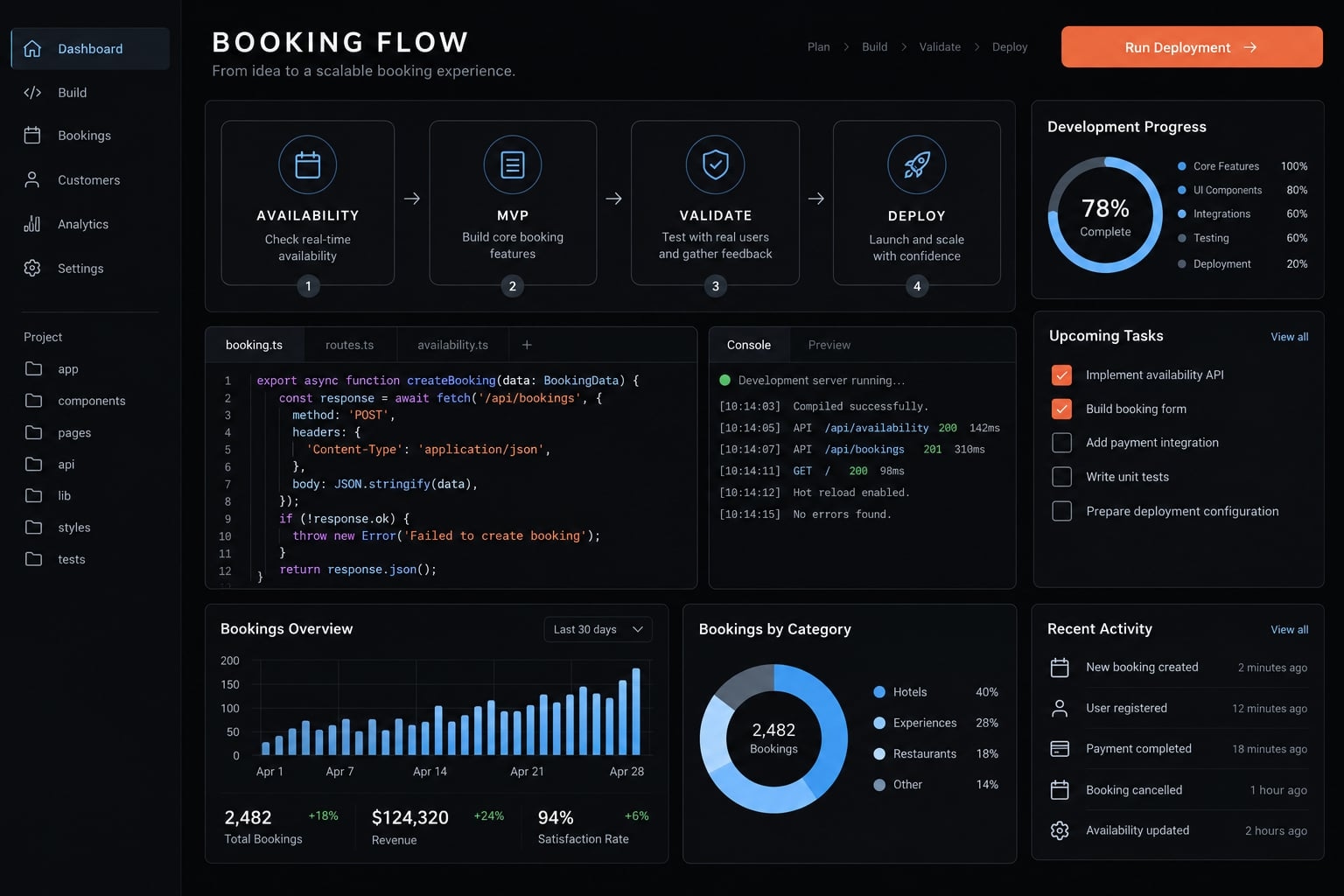 How to vibe code a booking app: Step-by-step MVP guide