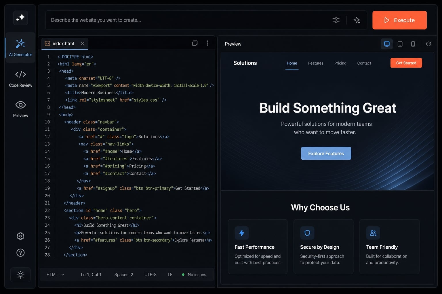 Vibe coded websites: Build fast with AI prompt development