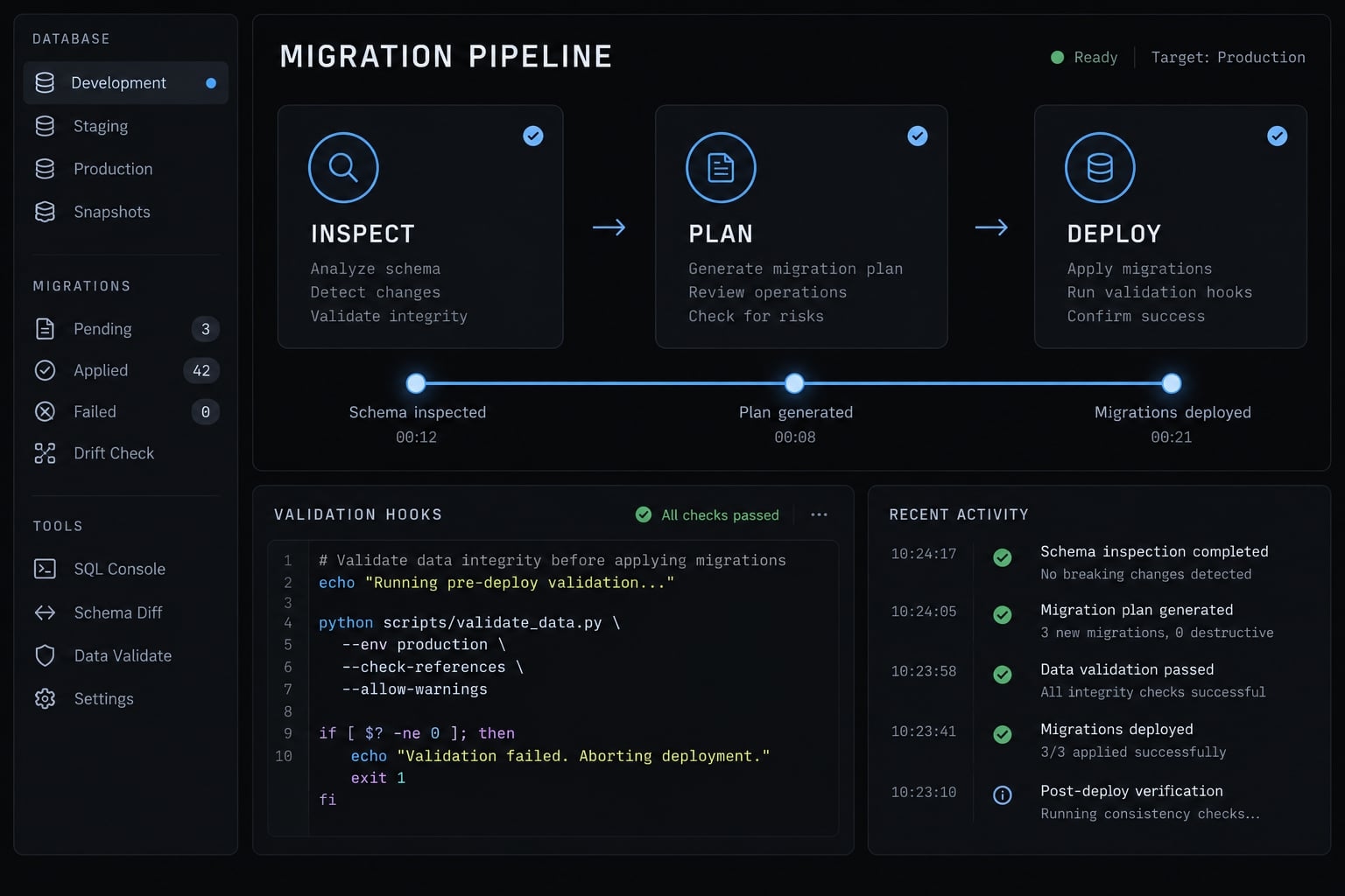 Claude Code database migration: A safe, practical workflow