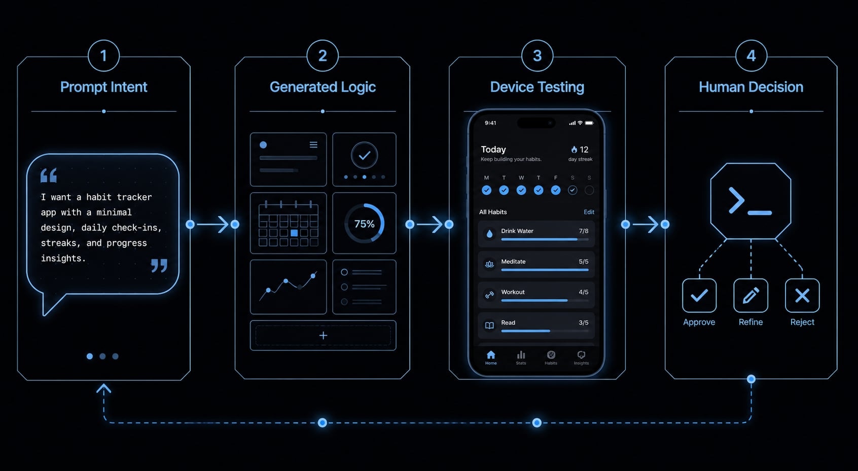 Vibe code mobile app: Build ideas faster with AI development