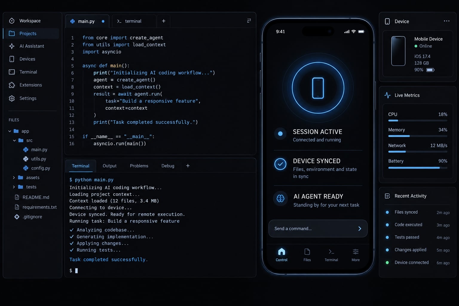 How to build a portable AI coding workflow for remote access