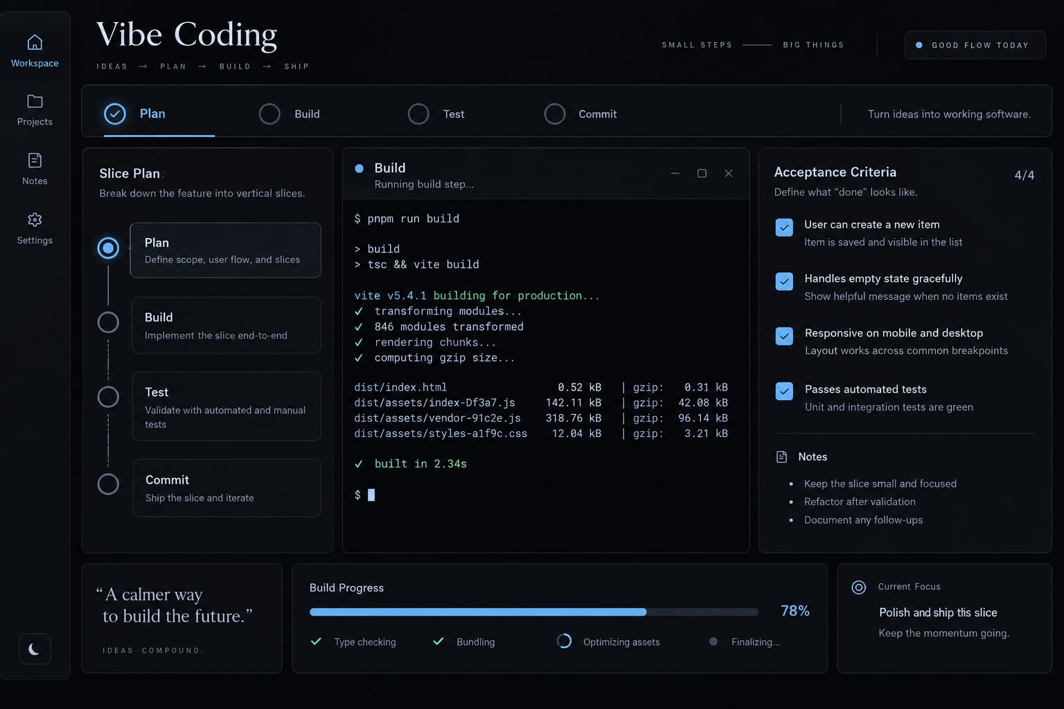 Mastering the vibe coding workflow: A practical delivery guide