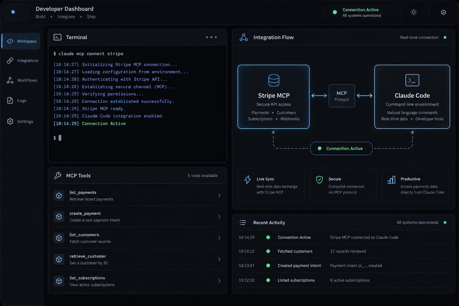 How to connect Stripe MCP to Claude Code Safely (step-by-step)