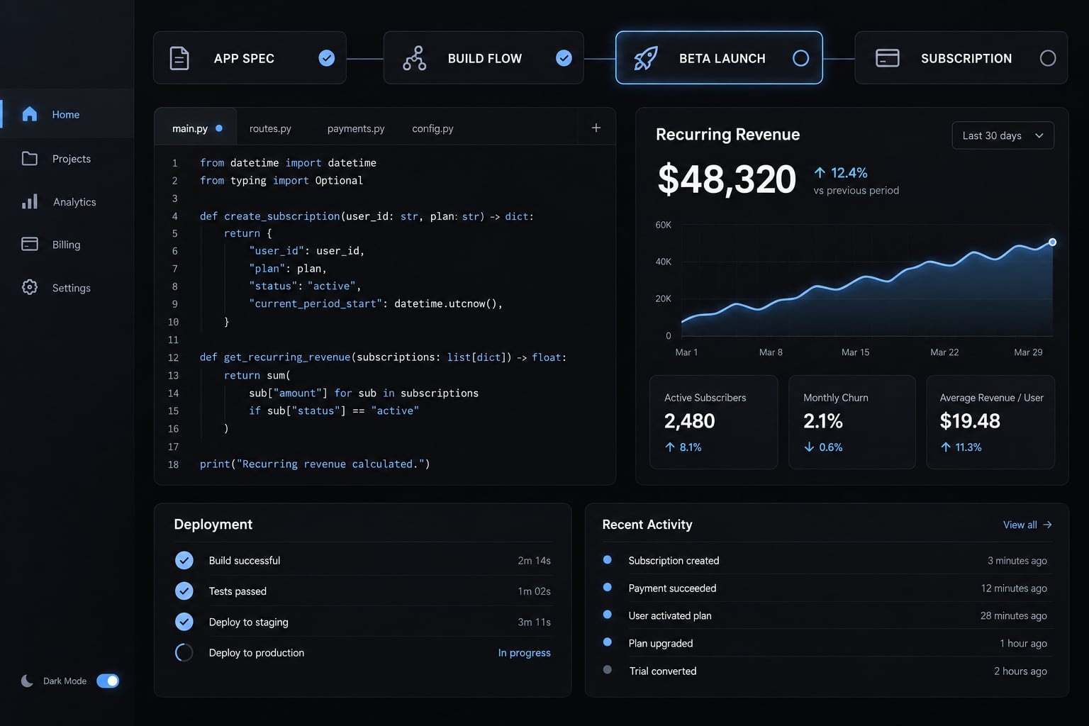 How to vibe code a subscription app: A practical guide