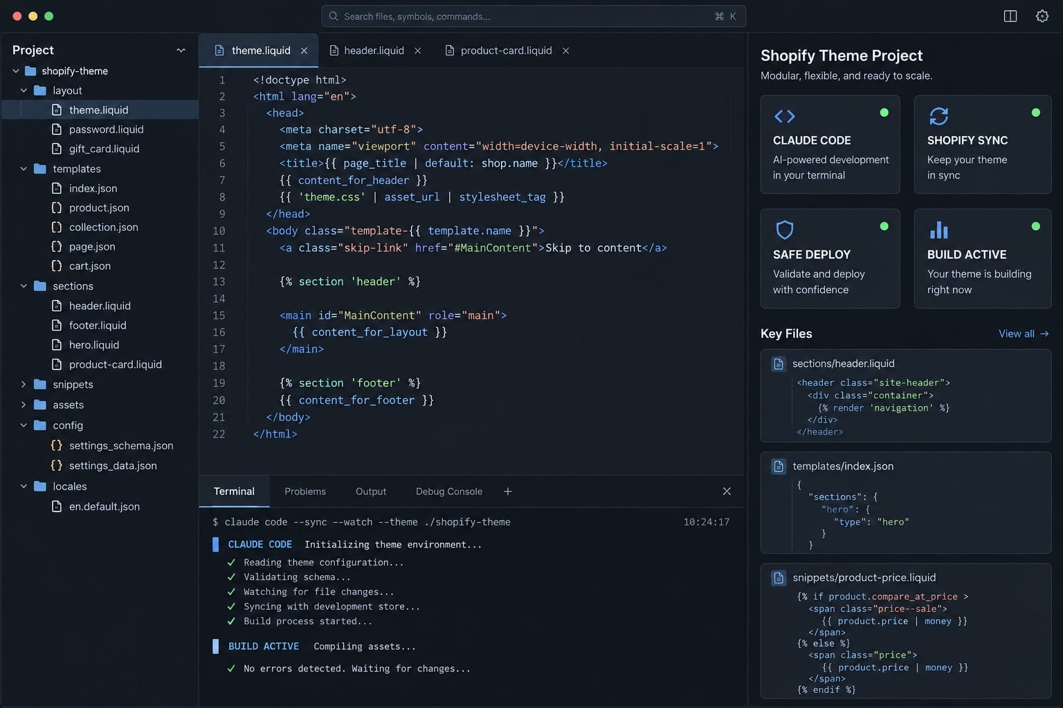 How to use Claude Code with Shopify: Setup, examples and safety