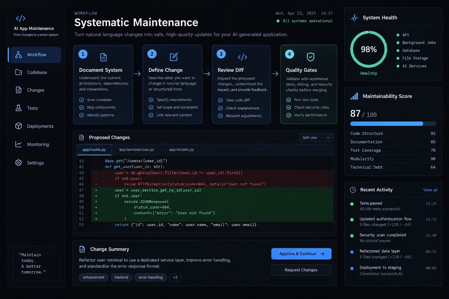 Vibe coding maintenance: A practical guide for AI-built apps