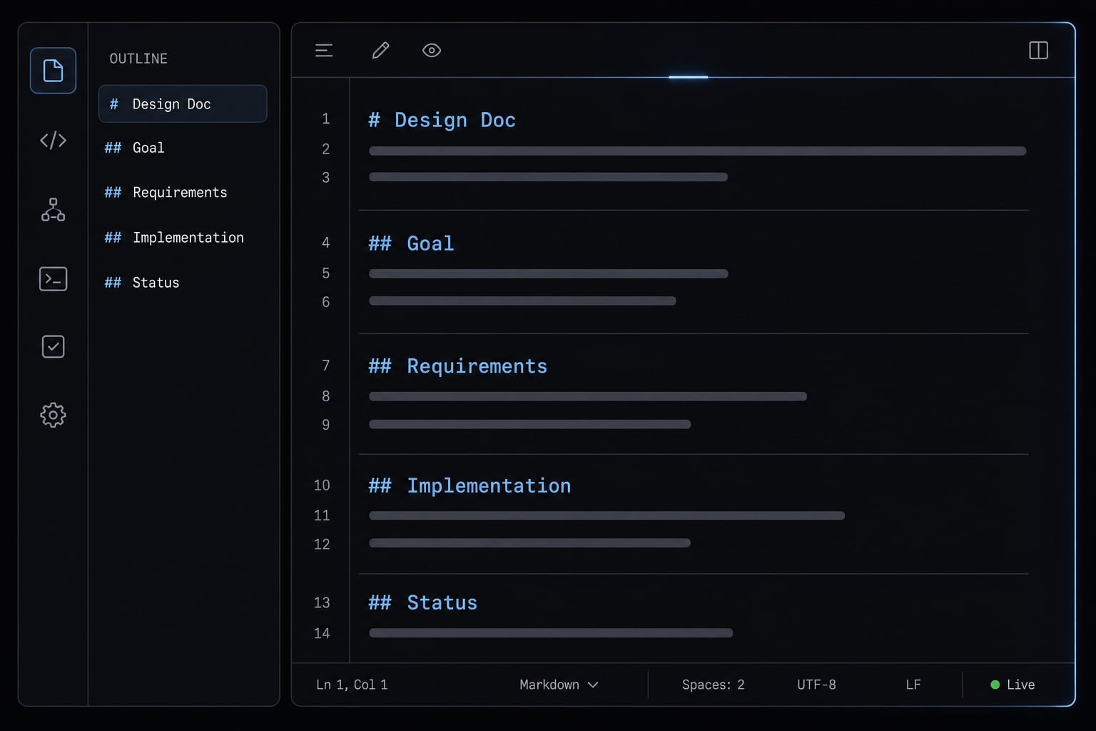Sample Design Doc for Claude Code: Lightweight template