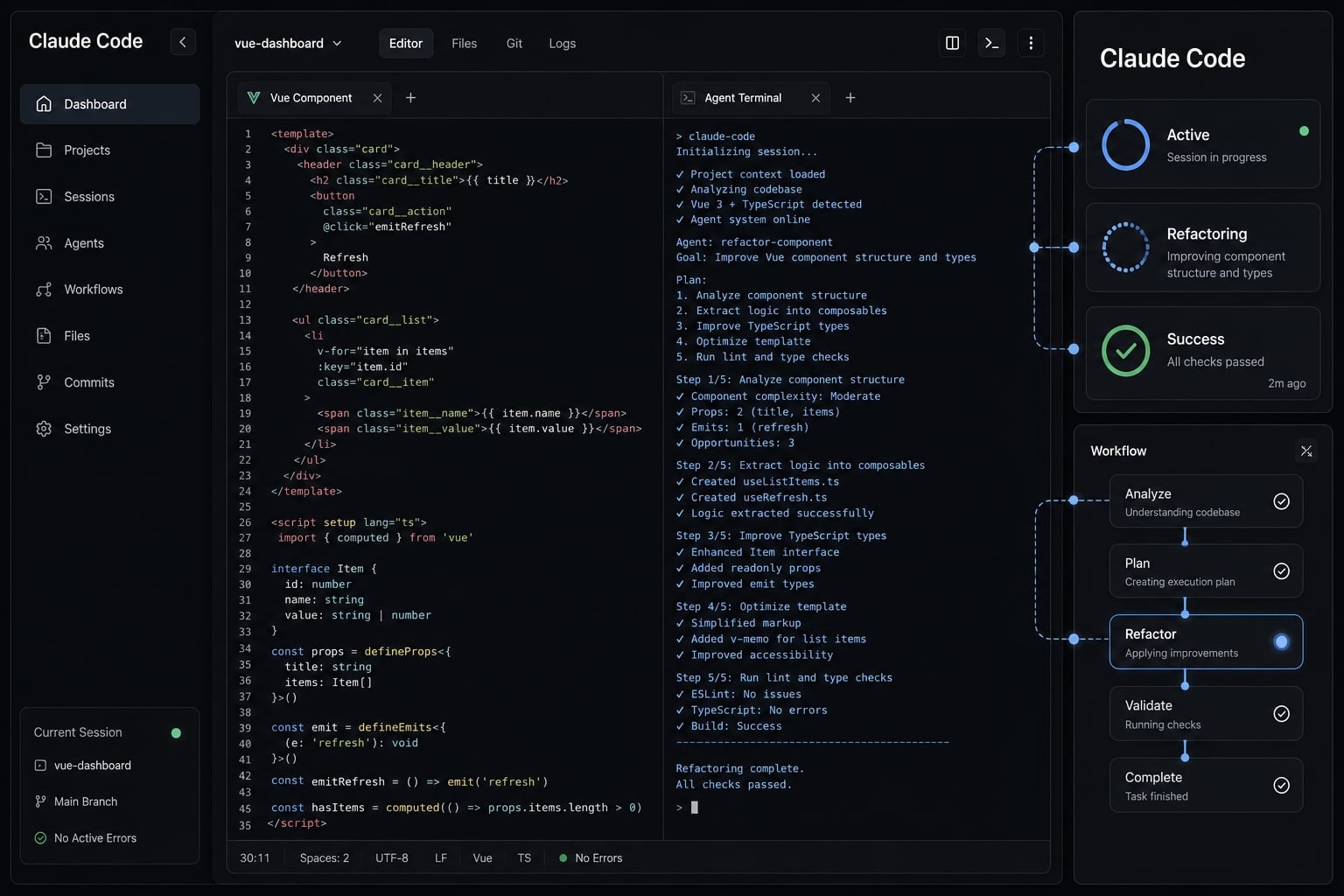 Claude Code Vue: Practical guide for AI-assisted development