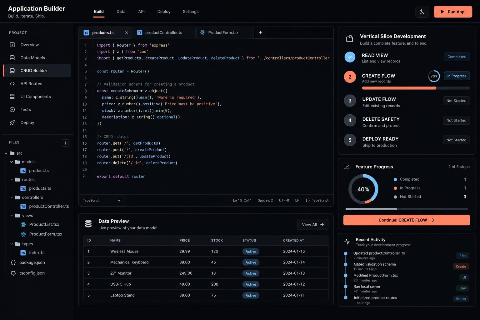 How to vibe code a CRUD app without losing control
